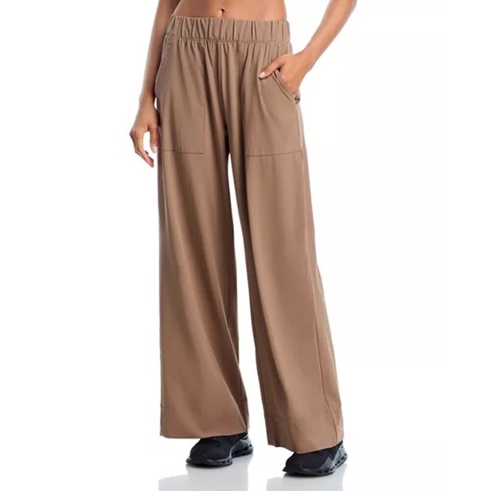New Beyond Yoga Easy Wide Leg Pants 31” in Khaki Tan/Brown - Size XL